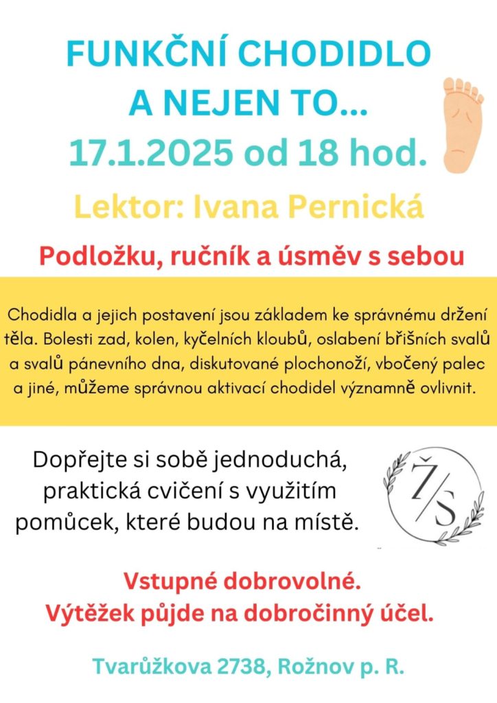 Funkční chodidlo a nejen to... Setkání žen